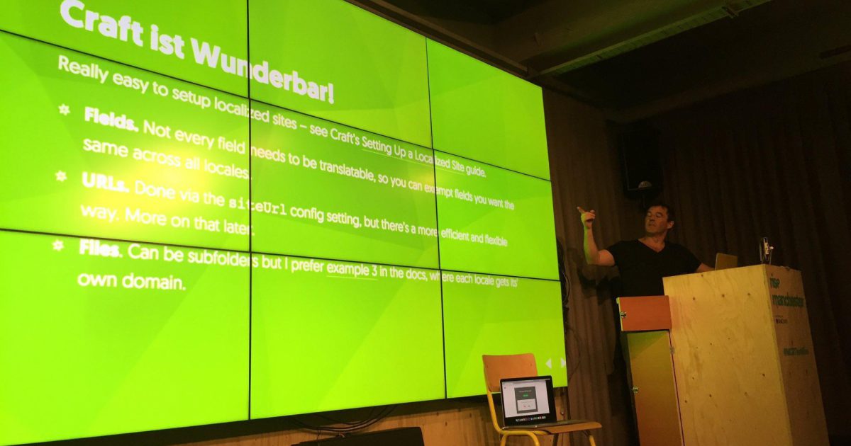 Craft CMS Manchester 6 Slides DesignKarma